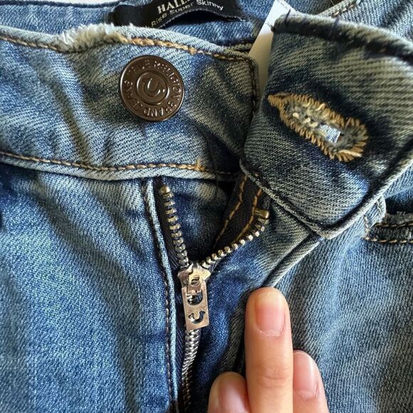True Religion Halle High Rise Super Skinny Jeans - Size 24 - Picture 4 of 8